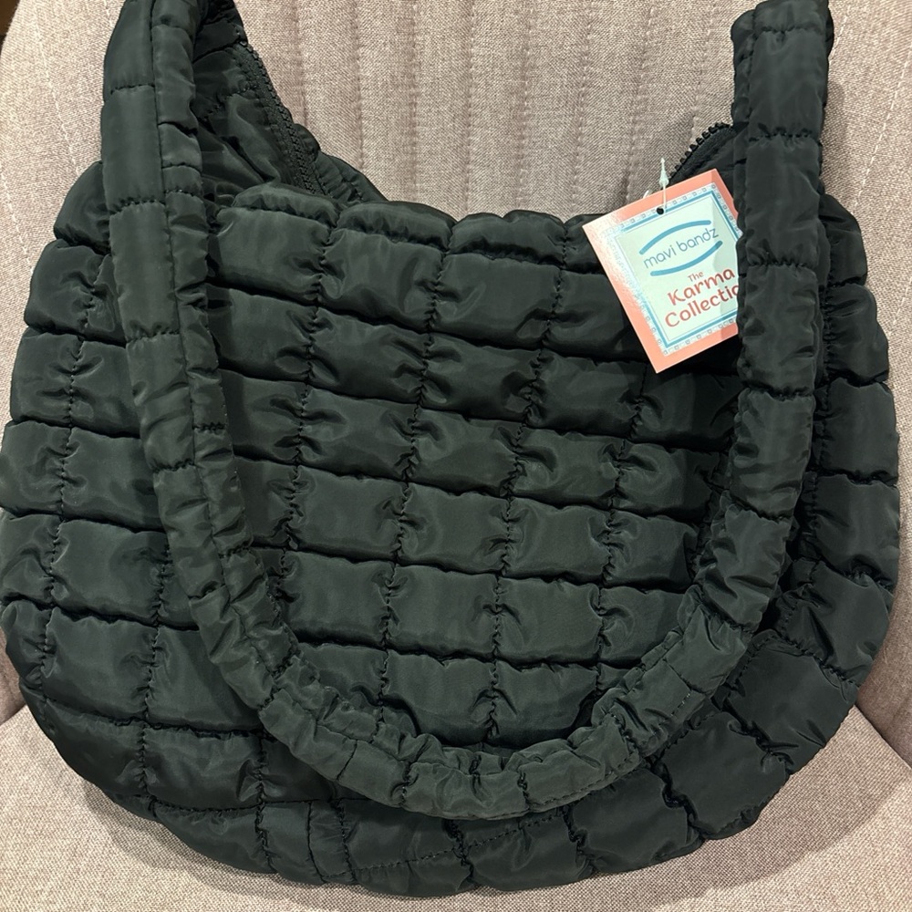 Black Quilted Women's Bag